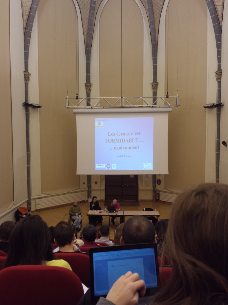 Exemple de deuxième écran, pendant la conférence ! ^^