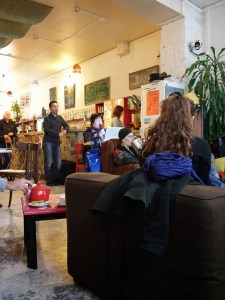 Maïko en pleine action