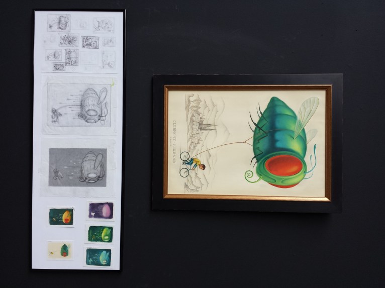 L'original du visuel de l'affiche et les essais !