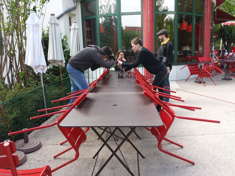 Mise en place compliquée... ;)