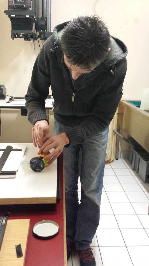 Michael en plein perçage