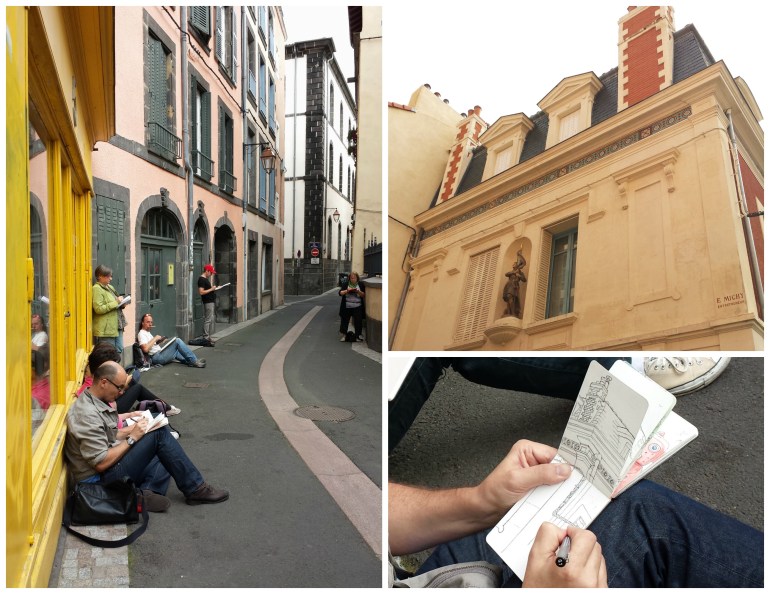 Difficile de passer inaperçus avec des sketchcrawlers...