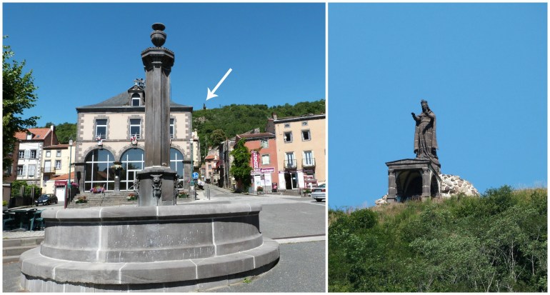 La vierge vue de Volvic