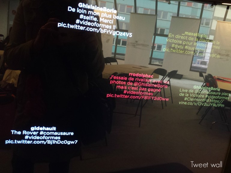 Le tweet wall de l'influence ! Avec Rodolphe, JD, Max et Lucie...